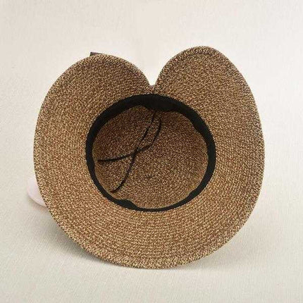 Chapeau de soleil tissé a la main - Gris - M (56 - 58cm) | La boutique du chapeau