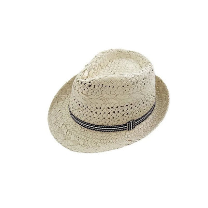Chapeau de soleil trilby - Beige - M (56 - 58cm) | La boutique du chapeau