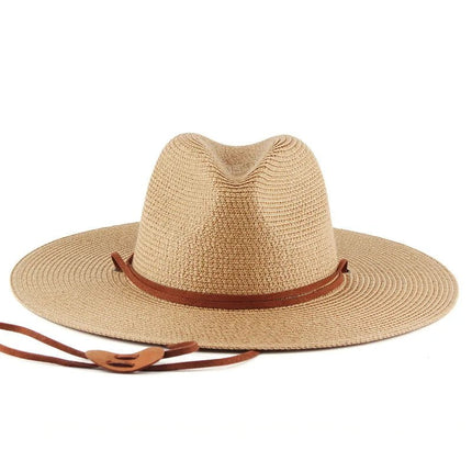 Chapeau d'été en paille - Kaki - M (56 - 58cm) | La boutique du chapeau