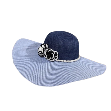 Chapeau d'été pour femmes - Bleu - M (56 - 58cm) | La boutique du chapeau
