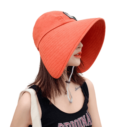 Chapeau d'été Protection UV pour femmes - Orange - M (56 - 58cm) | La boutique du chapeau