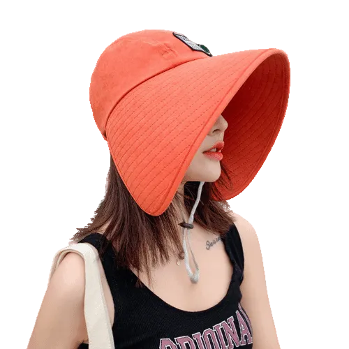 Chapeau d'été Protection UV pour femmes - Orange - M (56 - 58cm) | La boutique du chapeau