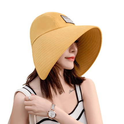 Chapeau d'été Protection UV pour femmes - Jaune - M (56 - 58cm) | La boutique du chapeau