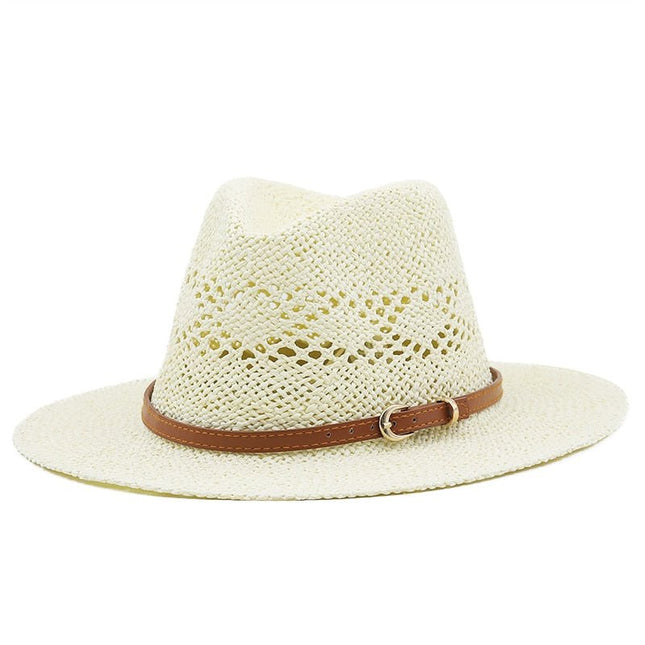 Chapeau d'été provençal en paille - Crème - M (56 - 58cm) | La boutique du chapeau