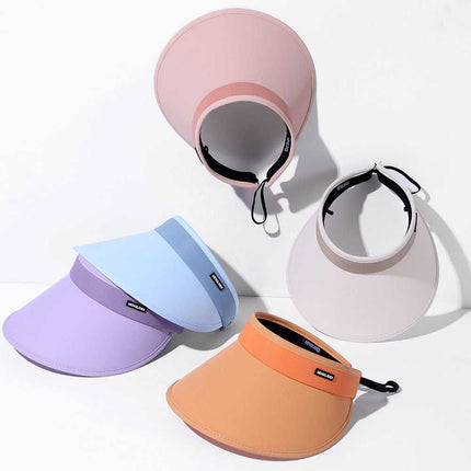 chapeau d'été Visière - Bleu - Ajustable (du 54 au 59) | La boutique du chapeau