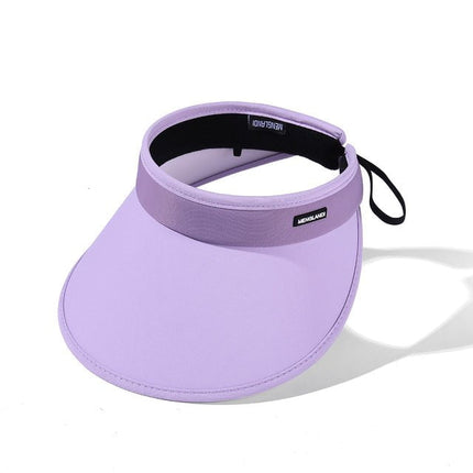 chapeau d'été Visière - Violet - Ajustable (du 54 au 59) | La boutique du chapeau