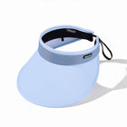 chapeau d'été Visière - Bleu - Ajustable (du 54 au 59) | La boutique du chapeau