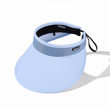 chapeau d'été Visière - Bleu - Ajustable (du 54 au 59) | La boutique du chapeau