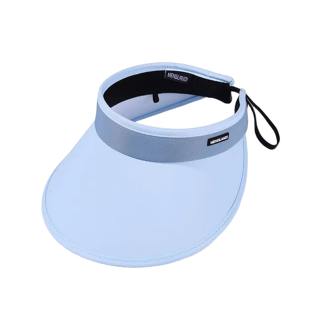 chapeau d'été Visière - Bleu - Ajustable (du 54 au 59) | La boutique du chapeau