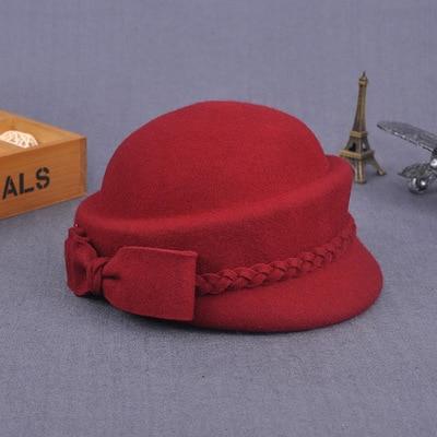 Chapeau d'hiver 100% laine Australienne - Bordeaux - M (56 - 58cm) | La boutique du chapeau