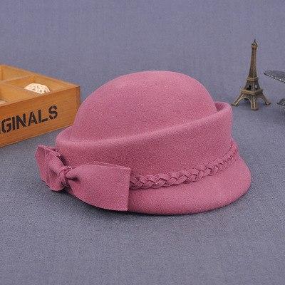 Chapeau d'hiver 100% laine Australienne - Rose - M (56 - 58cm) | La boutique du chapeau