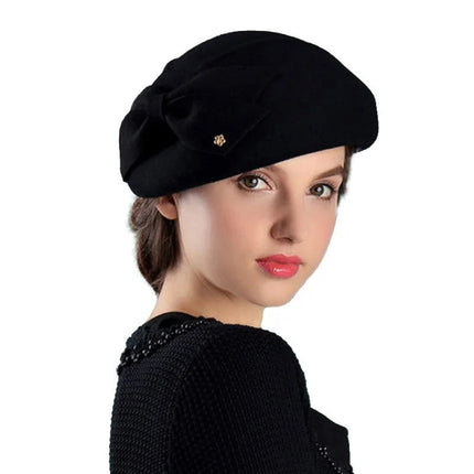 Chapeau en feutre - Noir - M (56 - 58cm) | La boutique du chapeau