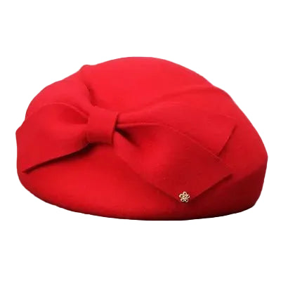 Chapeau en feutre - Rouge - M (56 - 58cm) | La boutique du chapeau