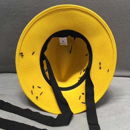 Chapeau en laine jaune - M (56 - 58cm) - | La boutique du chapeau