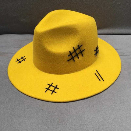 Chapeau en laine jaune - M (56 - 58cm) - | La boutique du chapeau