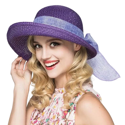 Chapeau de soleil femme - Lavande - M (56 - 58cm) | La boutique du chapeau