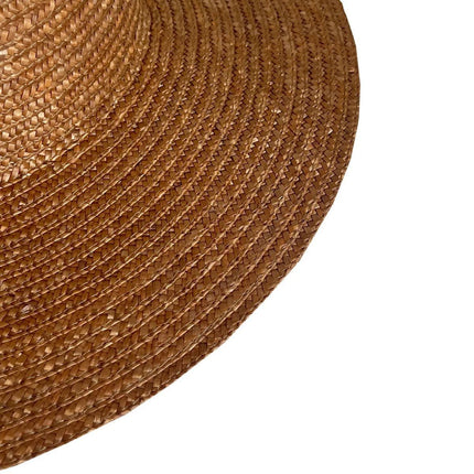 Chapeau en paille femme - Café - M (56 - 58cm) | La boutique du chapeau