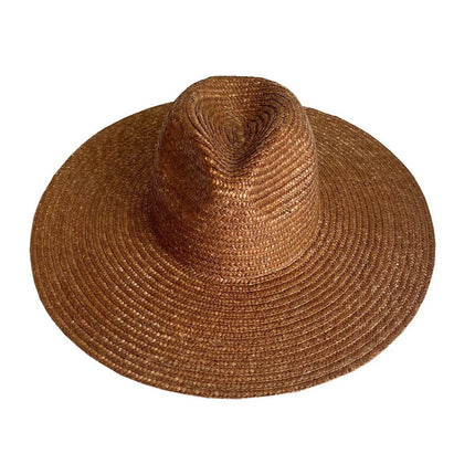Chapeau en paille femme - Café - M (56 - 58cm) | La boutique du chapeau