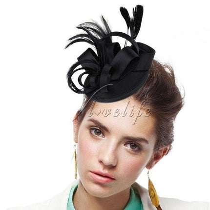 Chapeau Fascinateur avec pince - Bleu - | La boutique du chapeau