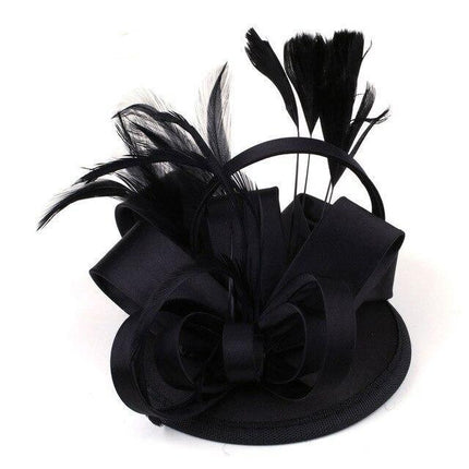 Chapeau Fascinateur avec pince - Noir - | La boutique du chapeau