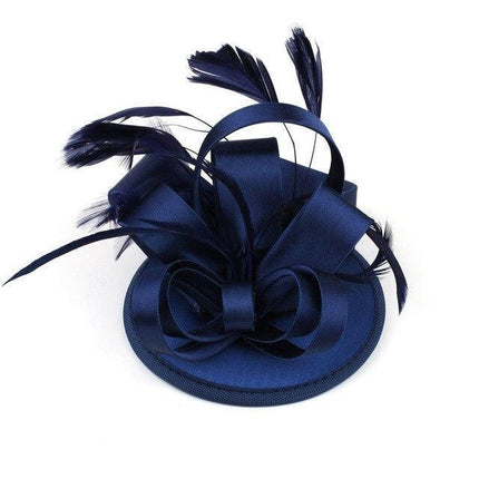 Chapeau Fascinateur avec pince - Bleu - | La boutique du chapeau