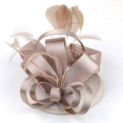 Chapeau Fascinateur avec pince - Bronze - | La boutique du chapeau