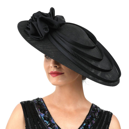 Chapeau fascinateur noir - Noir - | La boutique du chapeau