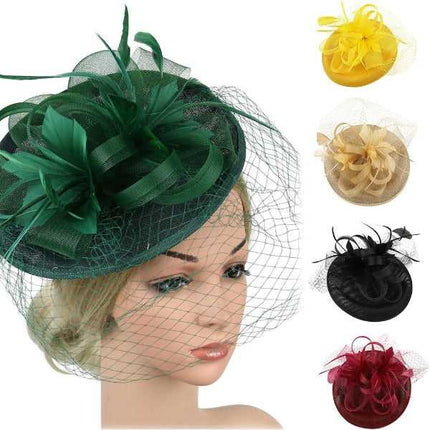 Chapeau Fascinator - Violet - | La boutique du chapeau