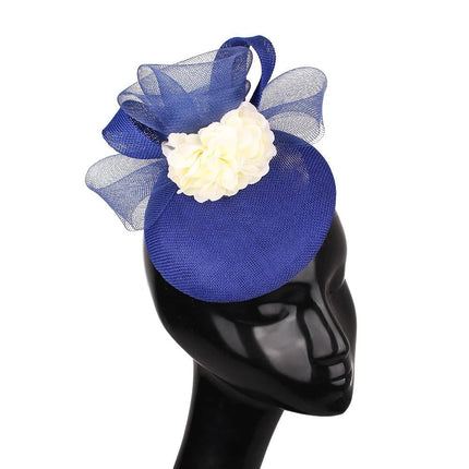 Chapeau Fascinator Femme - Bleu - | La boutique du chapeau