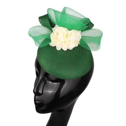 Chapeau Fascinator Femme - Vert - | La boutique du chapeau