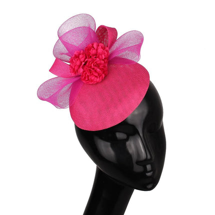 Chapeau Fascinator Femme - Rose/rouge - | La boutique du chapeau