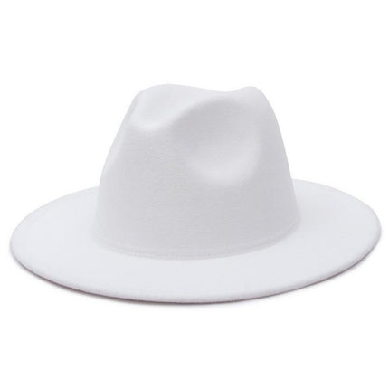 Chapeau Fedora à bord plat - Gris Foncé - M (56 - 58cm) | La boutique du chapeau
