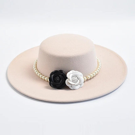 Chapeau Fedora Artisan pour Femme - Beige - M (56 - 58cm) | La boutique du chapeau