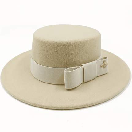 Chapeau fedora unisexe coton - Beige - M (56 - 58cm) | La boutique du chapeau