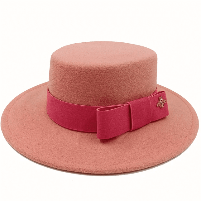 Chapeau fedora unisexe coton - Rose - M (56 - 58cm) | La boutique du chapeau