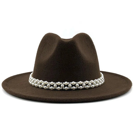 Chapeau Fedora Classique en Feutre - Marron foncé - M (56 - 58cm) | La boutique du chapeau