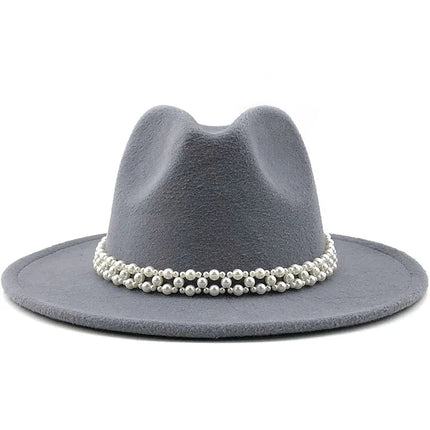Chapeau Fedora Classique en Feutre - Gris - M (56 - 58cm) | La boutique du chapeau