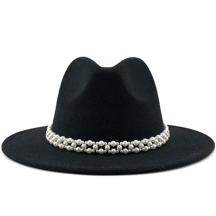 Chapeau Fedora Classique en Feutre - Noir - M (56 - 58cm) | La boutique du chapeau