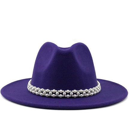 Chapeau Fedora Classique en Feutre - Bleu marine - M (56 - 58cm) | La boutique du chapeau