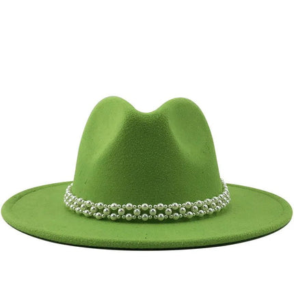 Chapeau Fedora Classique en Feutre - Vert - M (56 - 58cm) | La boutique du chapeau