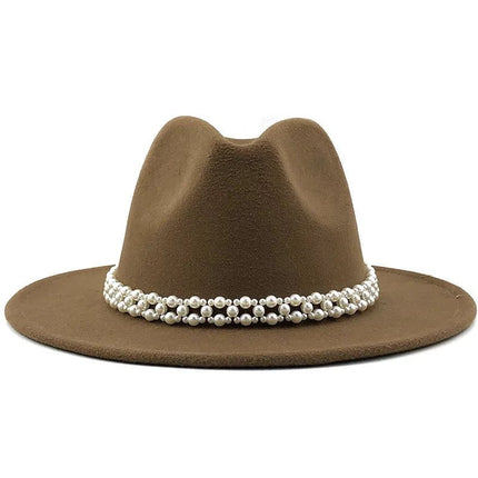 Chapeau Fedora Classique en Feutre - Marron - M (56 - 58cm) | La boutique du chapeau