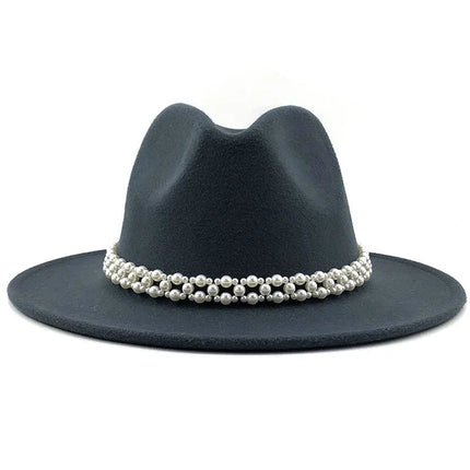 Chapeau Fedora Classique en Feutre - Gris foncé - M (56 - 58cm) | La boutique du chapeau