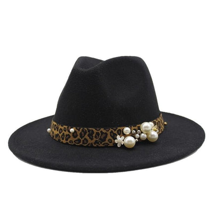 Chapeau Fedora en laine - Noir - M (56 - 58cm) | La boutique du chapeau