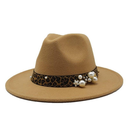 Chapeau Fedora en laine - Camel - M (56 - 58cm) | La boutique du chapeau