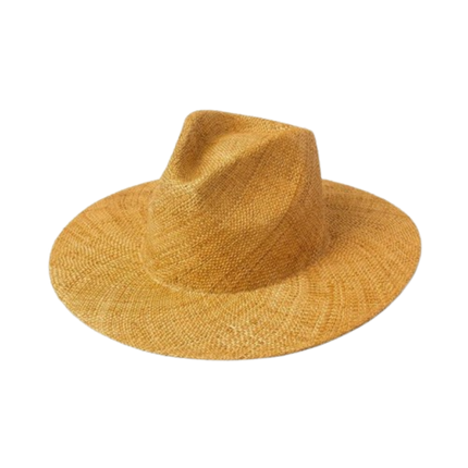 Chapeau Fedora en Paille pour Femme - Camel - M (56 - 58cm) | La boutique du chapeau