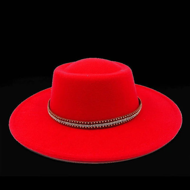 Chapeau Fedora Exclusif pour Femme - Rouge - M (56 - 58cm) | La boutique du chapeau