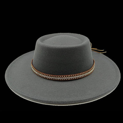 Chapeau Fedora Exclusif pour Femme - Gris - M (56 - 58cm) | La boutique du chapeau