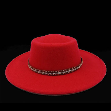 Chapeau Fedora Exclusif pour Femme - Rouge 2 - M (56 - 58cm) | La boutique du chapeau