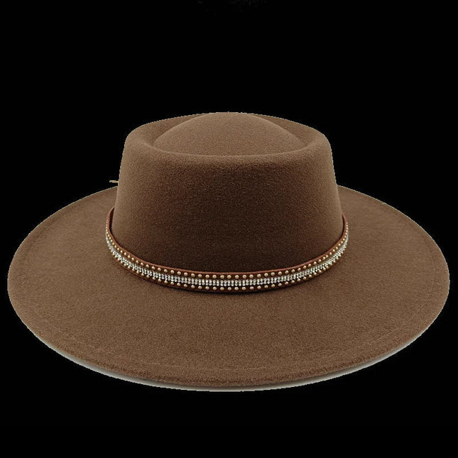 Chapeau Fedora Exclusif pour Femme - Marron - M (56 - 58cm) | La boutique du chapeau