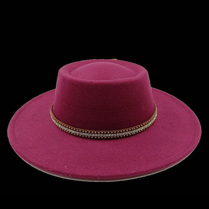 Chapeau Fedora Exclusif pour Femme - Bordeau - M (56 - 58cm) | La boutique du chapeau